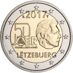 Luxemburgo 2017 2 € euros conmemorativos 50º Av Servicio Militar Voluntario Luxemburgo 2017 2 € euros conmemorativos 50º Av Servicio Militar Voluntario