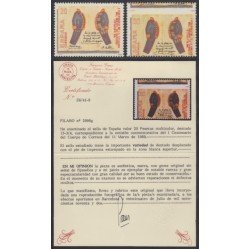 España Spain Variedad 2998g 1989 I Cent. Cuerpo de Correos Uniformes MHN