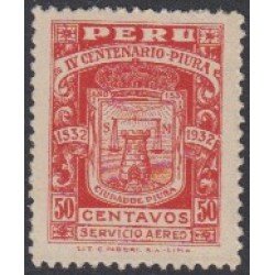Perú A- 3 1932 IV Centenario de la Villa de Piura MNH Perú A- 3 1932 IV Centenario de la Villa de Piura MNH