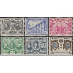Perú A- 98/03 1953 IV Centenario de la Universidad Mayor de San Marcos MNH Perú A- 98/03 1953 IV Centenario de la Universidad Mayor de San Marcos MNH