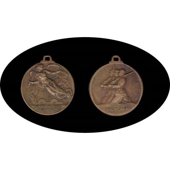 España 1939 Medalla conmemorativa Alzamiento 18 julio 1936 España 1939 Medalla conmemorativa Alzamiento 18 julio 1936