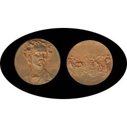 Medalla Mariano Fortuny Reus 1838 - Roma 1874 F. Calico