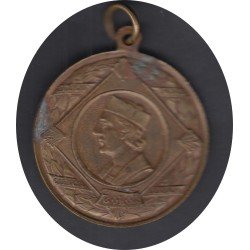 Medalla Colon Columbus  Labor Prima Virtus  