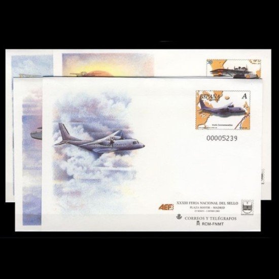 Sobres Enteros Postales 69/72 Feria Nacional Sello 2001  