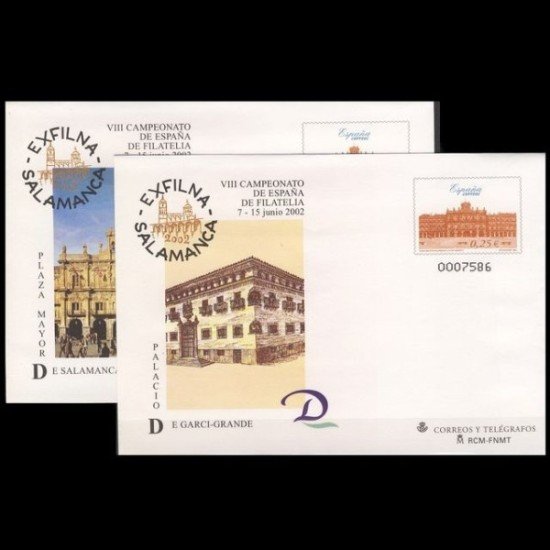 Sobres Enteros Postales 79 a/d Exfilna 2002 