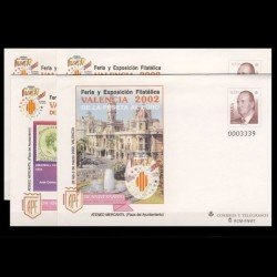 Sobres Enteros Postales 75 a/d Valencia 2002 