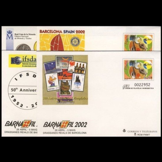 Sobres Enteros Postales 77 a/d Barnafil 2002 