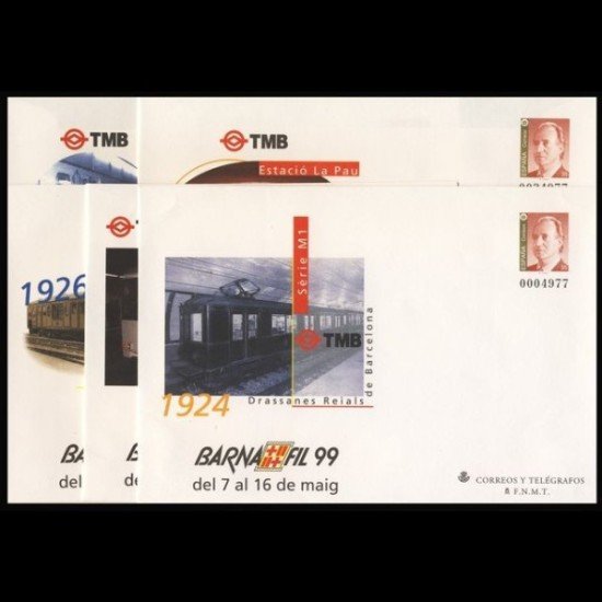 Sobres Enteros Postales 53 a/e Barnafil 99   