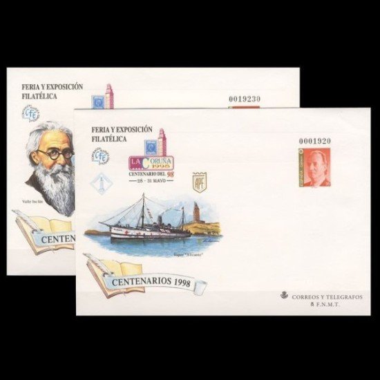 Sobres Enteros Postales 46/7 La Coruña 98 Sobres Enteros Postales 46/7 La Coruña 98