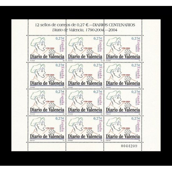 España Spain Minipliego 85 2004 Diario de Valencia Press España Spain Minipliego 85 2004 Diario de Valencia Press