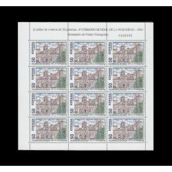 España Spain Minipliego 46 1993 Patrimonio de la Humanidad Monasterio Poblet  