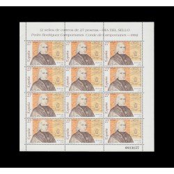 España Spain Minipliego 39 1992 Día del Sello Conde de Campomanes 