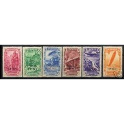 Ifni Beneficencia 7/12 B-9/12 1943 Historia del correo MNH 
