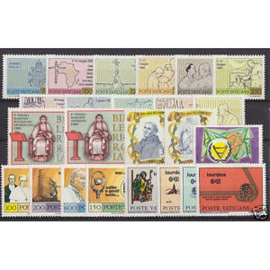 Vaticano 1981  Año completo 