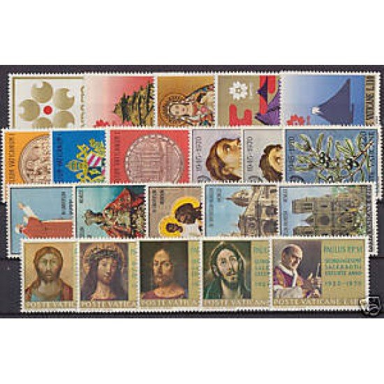 Vaticano 1970  Año completo 