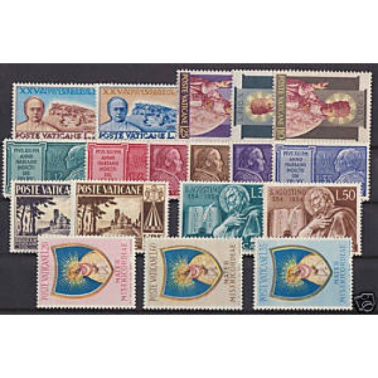 Vaticano 1954  Año completo 