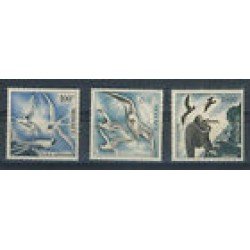 Monaco A 63/68 1957 Pájaros Aves Marinas MNH Yvert: 645€