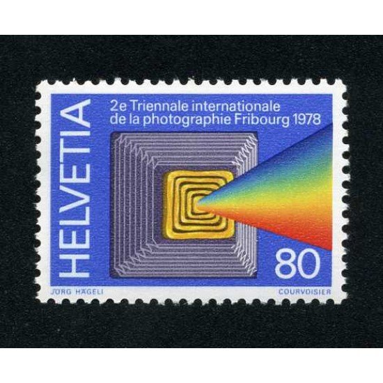 VAR2/S Suiza Switzerland 1049 1978 2ª Trienal de fotografía Fribourgo MNH VAR2/S Suiza Switzerland 1049 1978 2ª Trienal de fotografía Fribourgo MNH