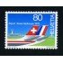 TRA1/S Suiza Switzerland 1079 1979 Aeropuerto franco-suizo de Bâle-Mulhouse Cola de avión MNH