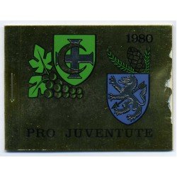 Suiza - 1117-C - 1980 Por la juventud Escudos comunales Carnet 16 sellos 2 Blocs de 4 sellos nº1117+2 blocs 4 sellos nº1118 Suiza - 1117-C - 1980 Por la juventud Escudos comunales Carnet 16 sellos 2 Blocs de 4 sellos nº1117+2 blocs 4 sellos nº1118