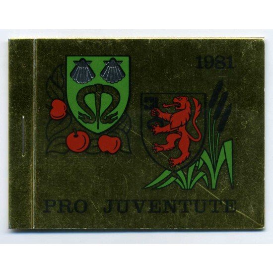 Suiza - 1139-C - 1981 Por la juventud Escudos comunales Carnet 16 sellos 2 Bloques 4 sellos nº 1139+2 bloques 4 sellos nº1140 Lujo Suiza - 1139-C - 1981 Por la juventud Escudos comunales Carnet 16 sellos 2 Bloques 4 sellos nº 1139+2 bloques 4 sellos nº1140 Lujo