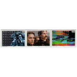 Suiza - 1487/89 - 1995 Cent. del cine Escenas de películas Lujo Suiza - 1487/89 - 1995 Cent. del cine Escenas de películas Lujo