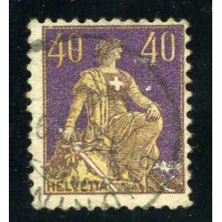 Suiza -123a - 1907-17 Helvetia Usado Suiza -123a - 1907-17 Helvetia Usado