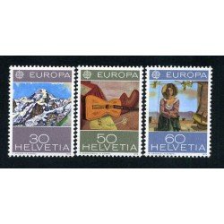 Suiza Switzerland 980/82 1975 Europa Cuadros MNH