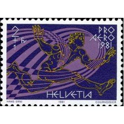 TRA1/S Suiza Switzerland A-48 1981 Pro-aéreo Ícaro MNH TRA1/S Suiza Switzerland A-48 1981 Pro-aéreo Ícaro MNH