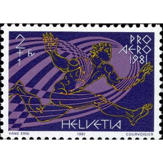 TRA1/S Suiza Switzerland A-48 1981 Pro-aéreo Ícaro MNH TRA1/S Suiza Switzerland A-48 1981 Pro-aéreo Ícaro MNH