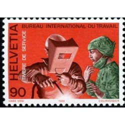 VAR2/S Suiza Switzerland Servicios 465 1988 Oficina inter. del Trabajo Soldador y trabajador MNH VAR2/S Suiza Switzerland Servicios 465 1988 Oficina inter. del Trabajo Soldador y trabajador MNH