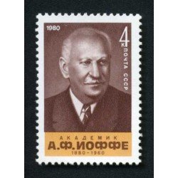 Rusia 4741 1980 100º Aniv. del académico A.F. Ioffè  Retrato MNH