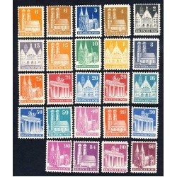 Alemania Federal - Bizonia - 41/64 - 1948 Monumentos Lujo