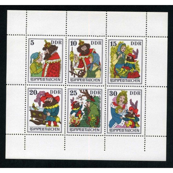 Alemania Oriental - 1869/74-H - GERMANY 1976 Imágenes de cuento Diablillo Mini-hojita 6 sellos Lujo Alemania Oriental - 1869/74-H - GERMANY 1976 Imágenes de cuento Diablillo Mini-hojita 6 sellos Lujo