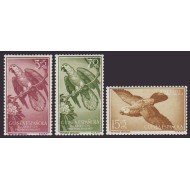 Guinea Española 365/67 1957 Pro indígenas Aves MNH Guinea Española 365/67 1957 Pro indígenas Aves MNH