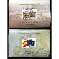 España Spain Hojitas Recuerdo 60/61 1978 FNMT Europa 78 CEPT