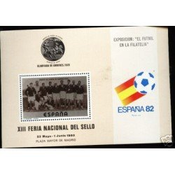 España Spain Hojitas Recuerdo 82 1980 FNMT Fútbol España 82 