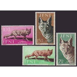Ifni 138/41 1957 Día del Sello Fauna MNH 