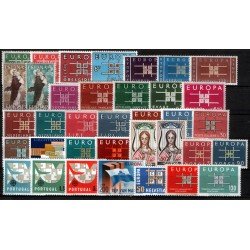 Tema Europa - 1963 - Completo Tema Europa 36 Sellos