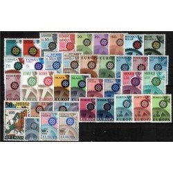 Tema Europa -1967 Año Completo 39 Sellos