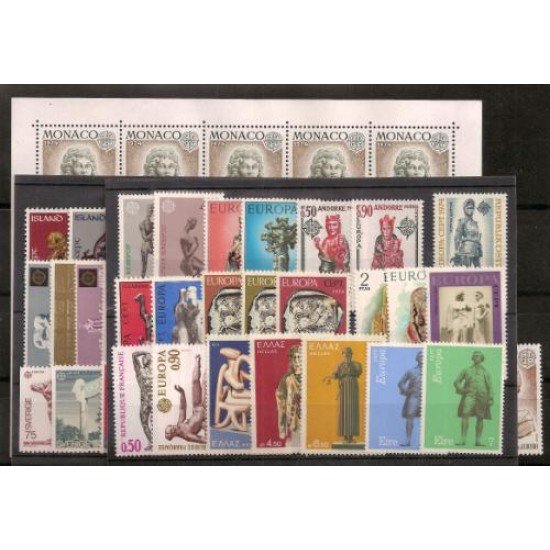 Tema Europa - 974 - Completo Tema Europa 49 Sellos + 1 HB