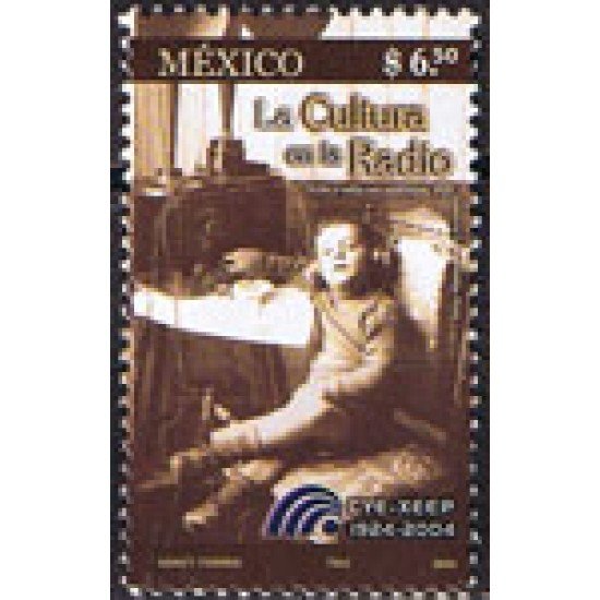 Mexico 2086 2004 La Cultura en la radio MNH