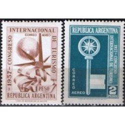 Argentina A- 48/49 1957 Congreso Internacional de Turismo