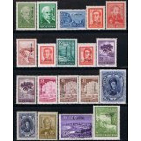 Argentina 403/421 1965/67 Tipo de 1963-67 con sobrecarga h Argentina 403/421 1965/67 Tipo de 1963-67 con sobrecarga h