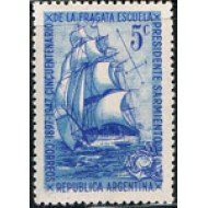 Argentina 488 1947 50 Años de la Fragata-escuela Presidente Sarmiento Argentina 488 1947 50 Años de la Fragata-escuela Presidente Sarmiento