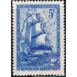 Argentina 488 1947 50 Años de la Fragata-escuela Presidente Sarmiento Argentina 488 1947 50 Años de la Fragata-escuela Presidente Sarmiento