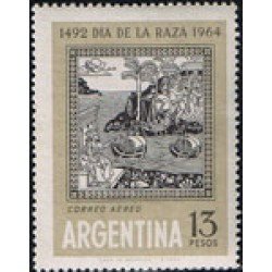 COL/S Argentina A- 101 1964  Día de la Raza MNH 