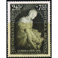 Argentina A- 41 1951 Sobretasa a favor de la Obras de Eva Perón Argentina A- 41 1951 Sobretasa a favor de la Obras de Eva Perón