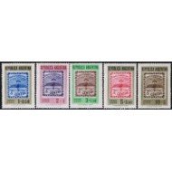 Argentina A- 52/56 1958 100° sello argentino y exposición Filatélica interamericana MNH Argentina A- 52/56 1958 100° sello argentino y exposición Filatélica interamericana MNH
