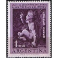 Argentina A- 42 1956 Gratitud de los niños argentinos a los pueblos del mundo Argentina A- 42 1956 Gratitud de los niños argentinos a los pueblos del mundo
